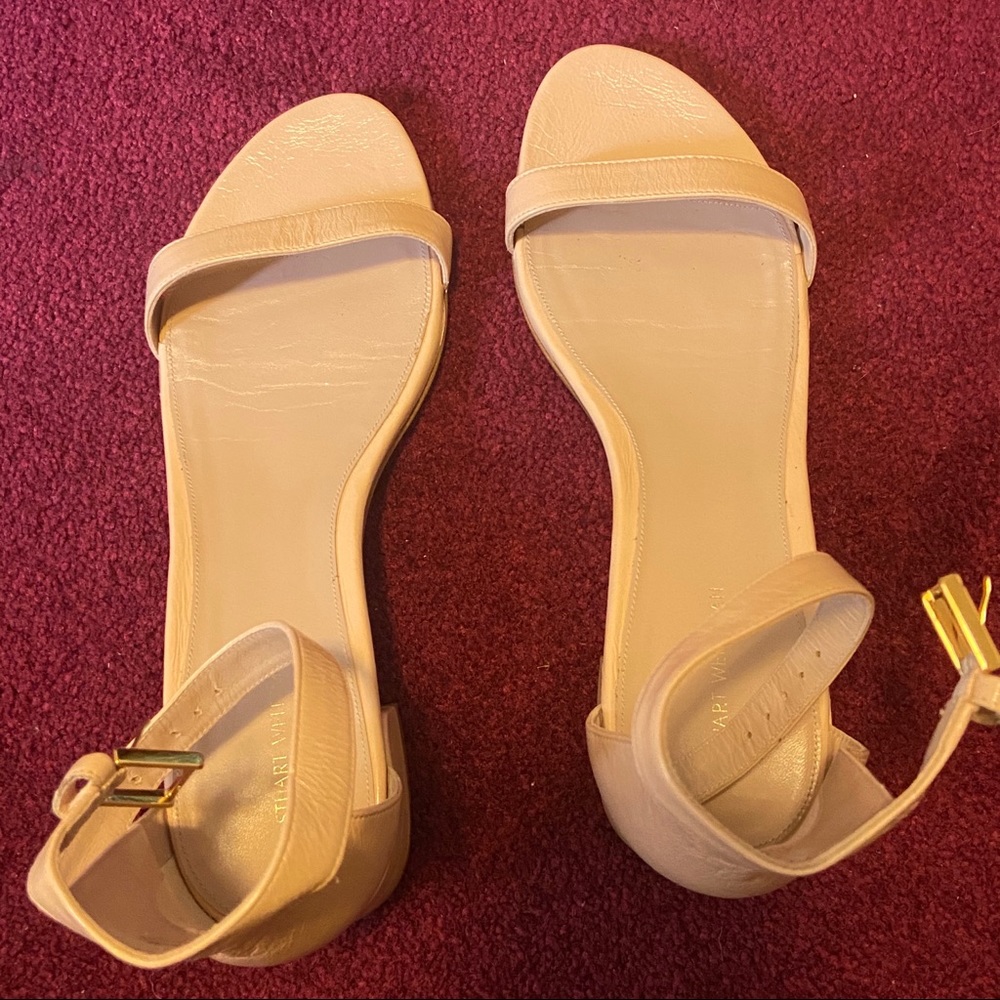 Stuart Weitzman nudist sandal 9.5 like new